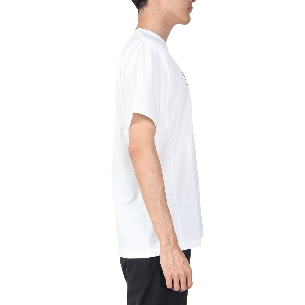 デサント（DESCENTE）（メンズ）S.F.TECH TOUGH バックロゴ 半袖Tシャツ DMMXJA54 WH