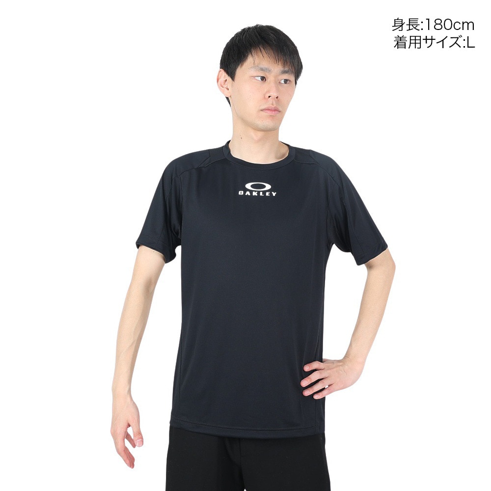 オークリー（OAKLEY）（メンズ）Enhance 半袖 クルー 14.0 Tシャツ FOA406318-02E