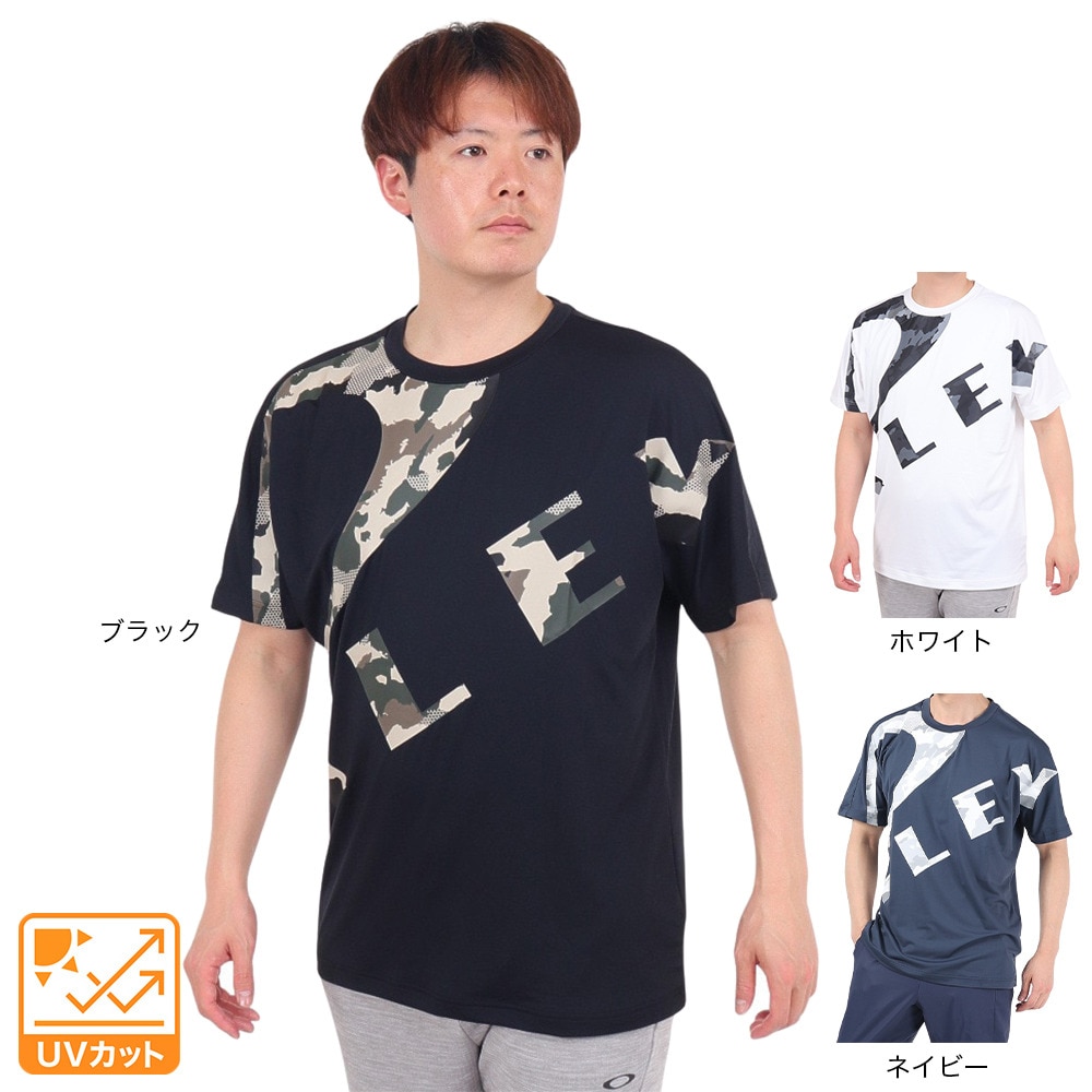 オークリー（OAKLEY）（メンズ）Enhance Qdevo 半袖Tシャツ Bold 3.0 FOA406334-100