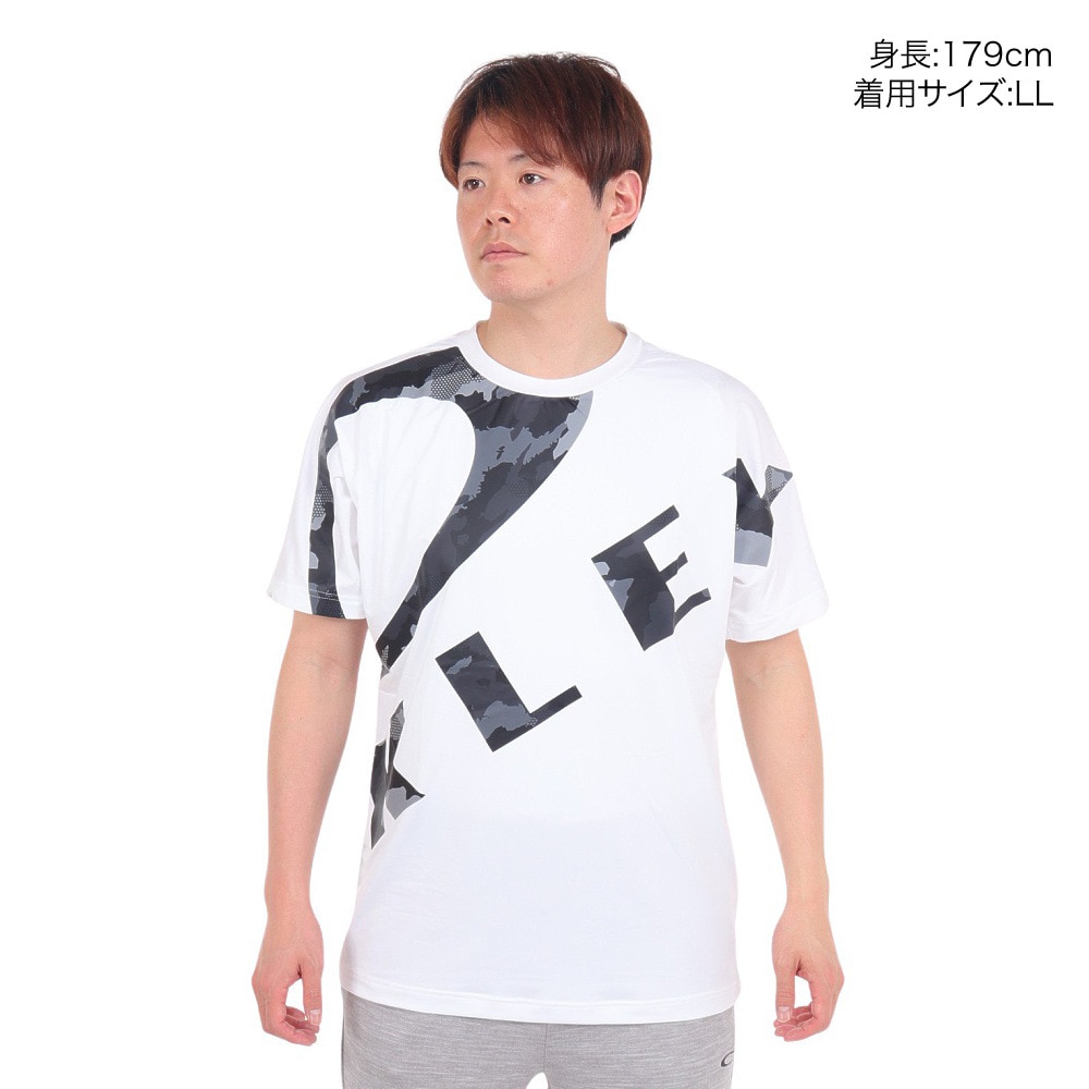 オークリー（OAKLEY）（メンズ）Enhance Qdevo 半袖Tシャツ Bold 3.0 FOA406334-100