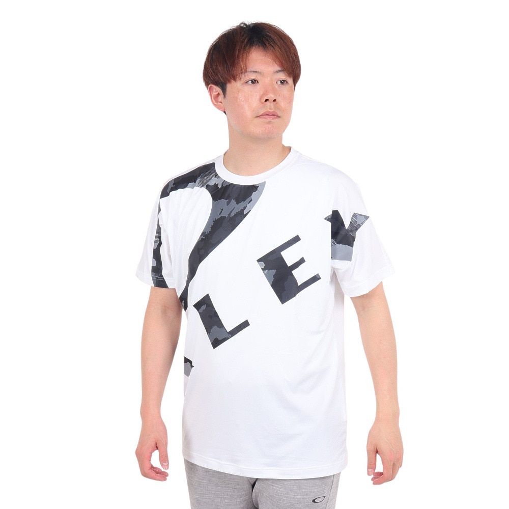 オークリー（OAKLEY）（メンズ）Enhance Qdevo 半袖Tシャツ Bold 3.0 FOA406334-100