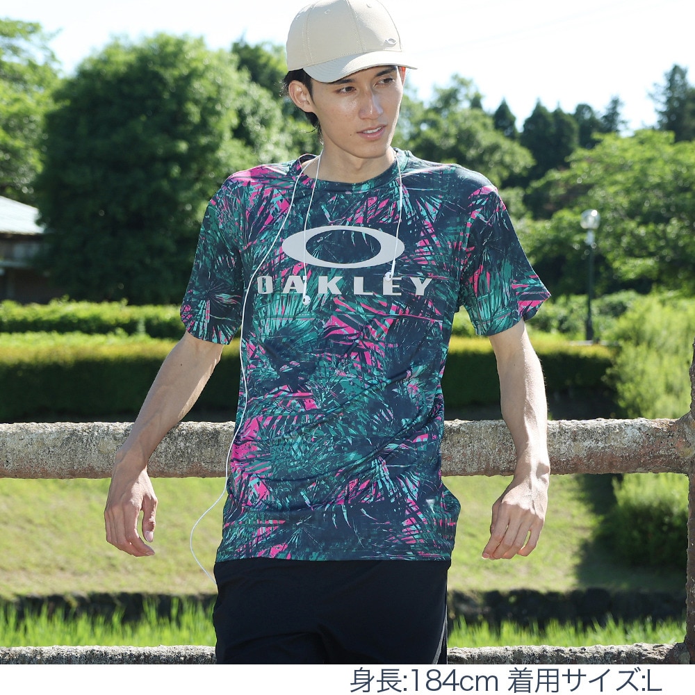 オークリー（OAKLEY）（メンズ）Enhance Qdevo 半袖Tシャツ Graphic 3.0 FOA406336-78Y