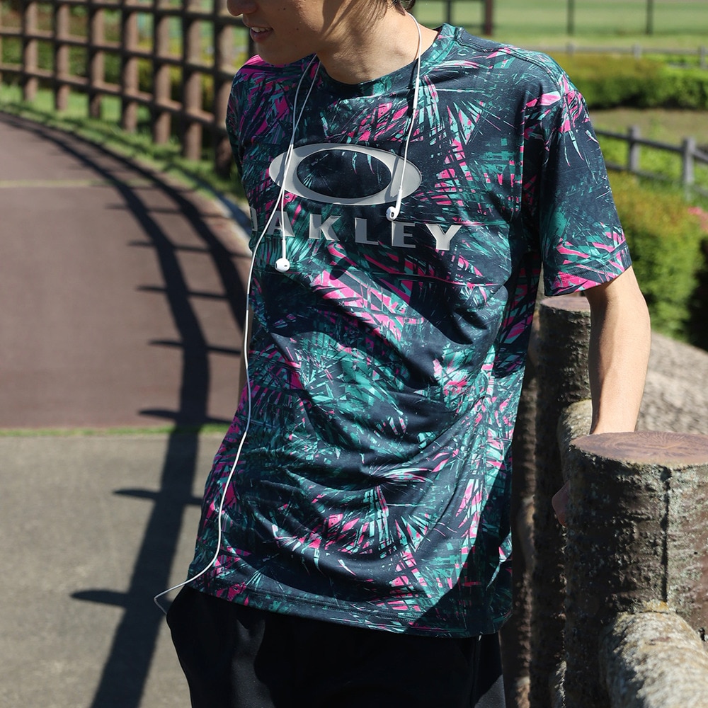 オークリー（OAKLEY）（メンズ）Enhance Qdevo 半袖Tシャツ Graphic 3.0 FOA406336-78Y