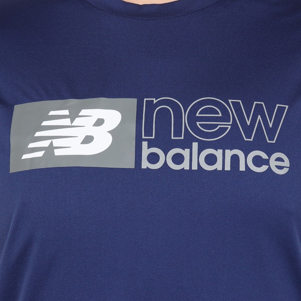 ニューバランス（new balance）（メンズ）パフォーマンスグラフィック 半袖Tシャツ AMT41000NV
