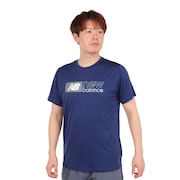 ニューバランス（new balance）（メンズ）パフォーマンスグラフィック 半袖Tシャツ AMT41000NV