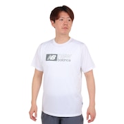 ニューバランス（new balance）（メンズ）パフォーマンスグラフィック 半袖Tシャツ AMT41000WT