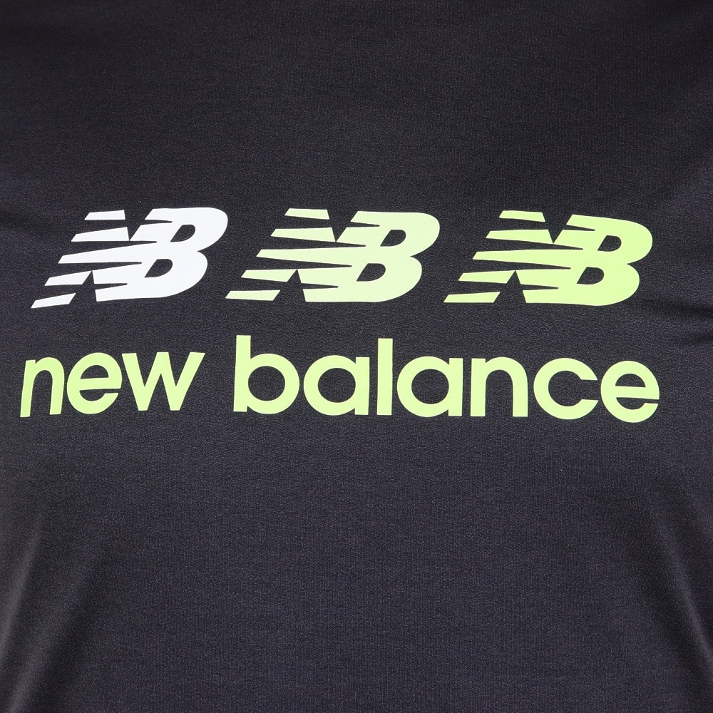 ニューバランス（new balance）（メンズ）パフォーマンスグラフィック 半袖Tシャツ AMT41001BK