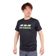 ニューバランス（new balance）（メンズ）パフォーマンスグラフィック 半袖Tシャツ AMT41001BK