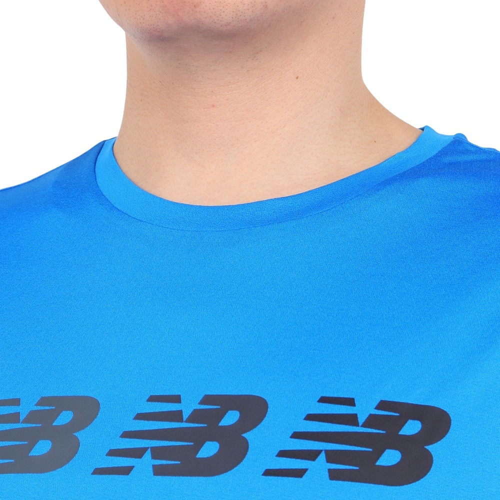 ニューバランス（new balance）（メンズ）パフォーマンスグラフィック 半袖Tシャツ AMT41001BUL