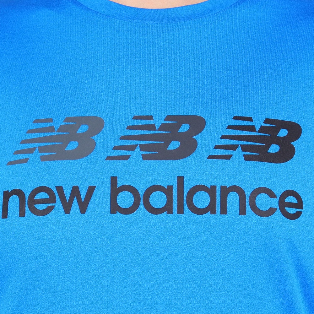 ニューバランス（new balance）（メンズ）パフォーマンスグラフィック 半袖Tシャツ AMT41001BUL