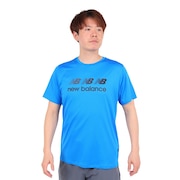 ニューバランス（new balance）（メンズ）パフォーマンスグラフィック 半袖Tシャツ AMT41001BUL