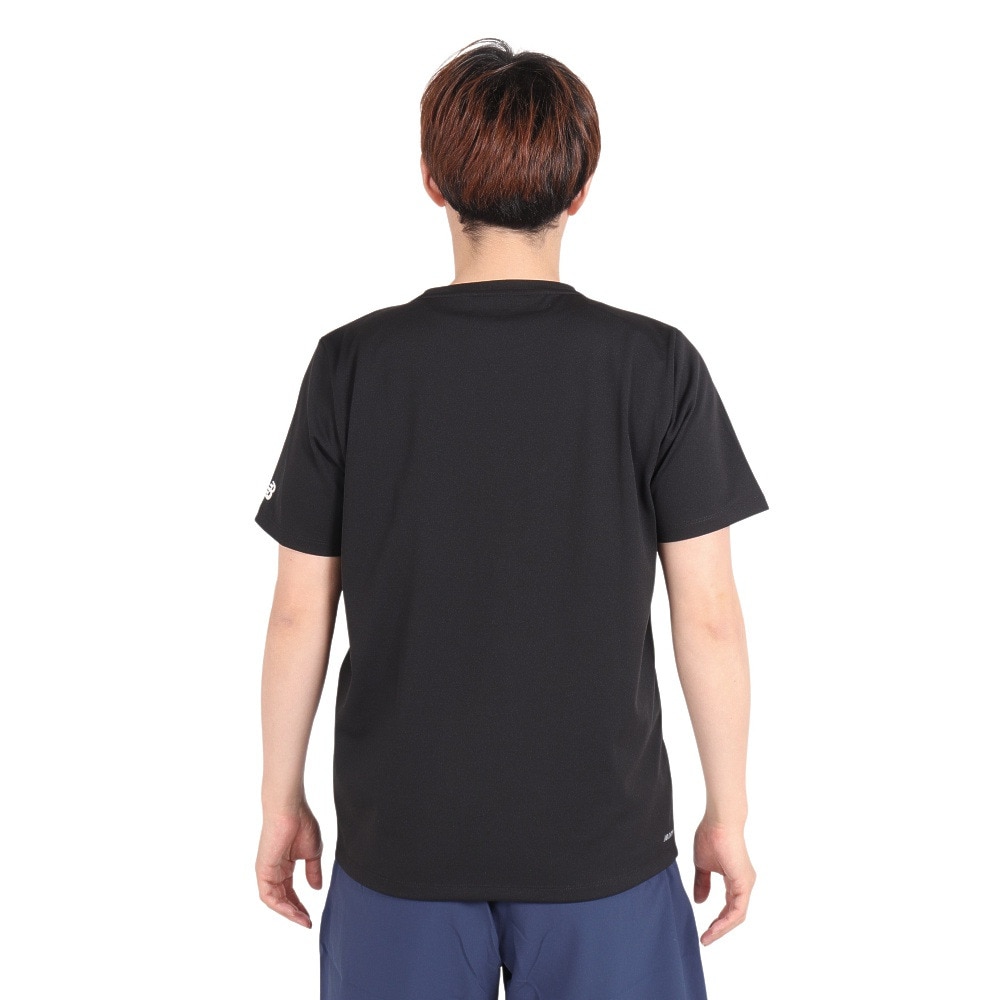 ニューバランス（new balance）（メンズ）ビッグロゴ半袖Tシャツ AMT31078BK