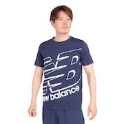 (メンズ)ビッグロゴ半袖Tシャツ AMT31078NGO