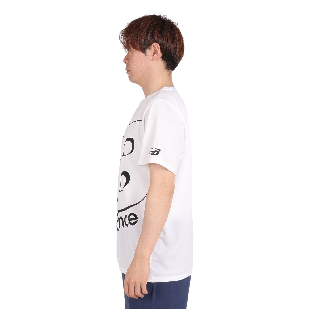 ニューバランス（new balance）（メンズ）ビッグロゴ半袖Tシャツ AMT31078WT