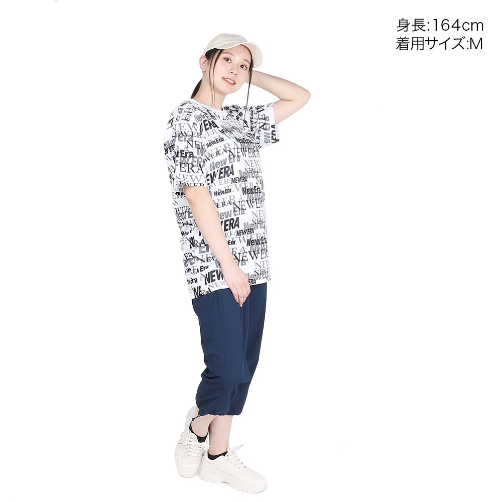 ニューエラ（NEW ERA）（メンズ、レディース、キッズ）半袖 テックTシャツ Text All Over 14121962