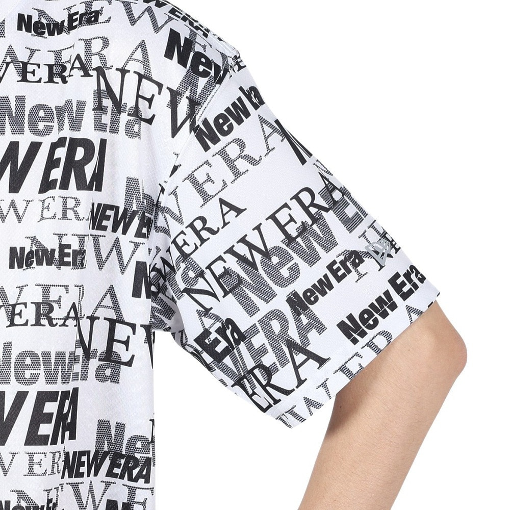 ニューエラ（NEW ERA）（メンズ、レディース、キッズ）半袖 テックTシャツ Text All Over 14121962