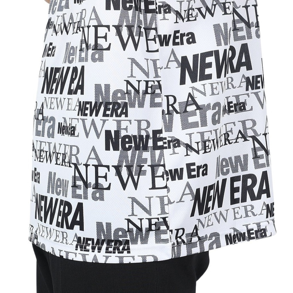 ニューエラ（NEW ERA）（メンズ、レディース、キッズ）半袖 テックTシャツ Text All Over 14121962