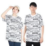 ニューエラ（NEW ERA）（メンズ、レディース、キッズ）半袖 テックTシャツ Text All Over 14121962