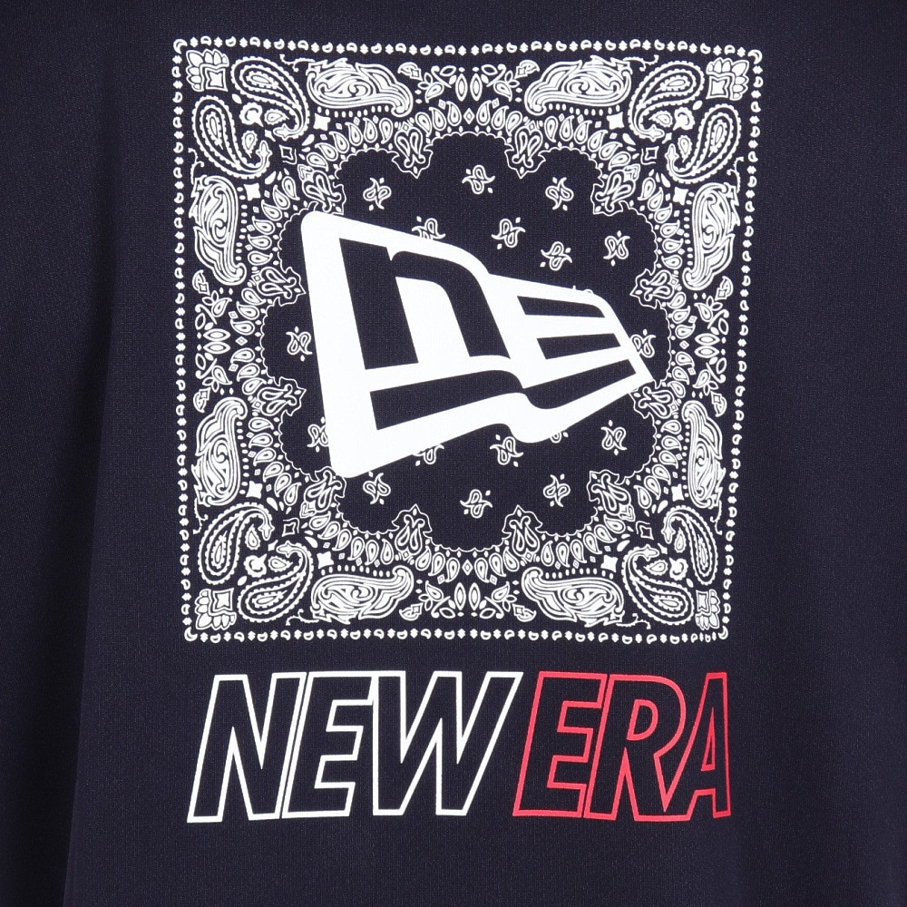 ニューエラ（NEW ERA）（メンズ）半袖 テック Tシャツ リアペイズリーロゴ 14311382