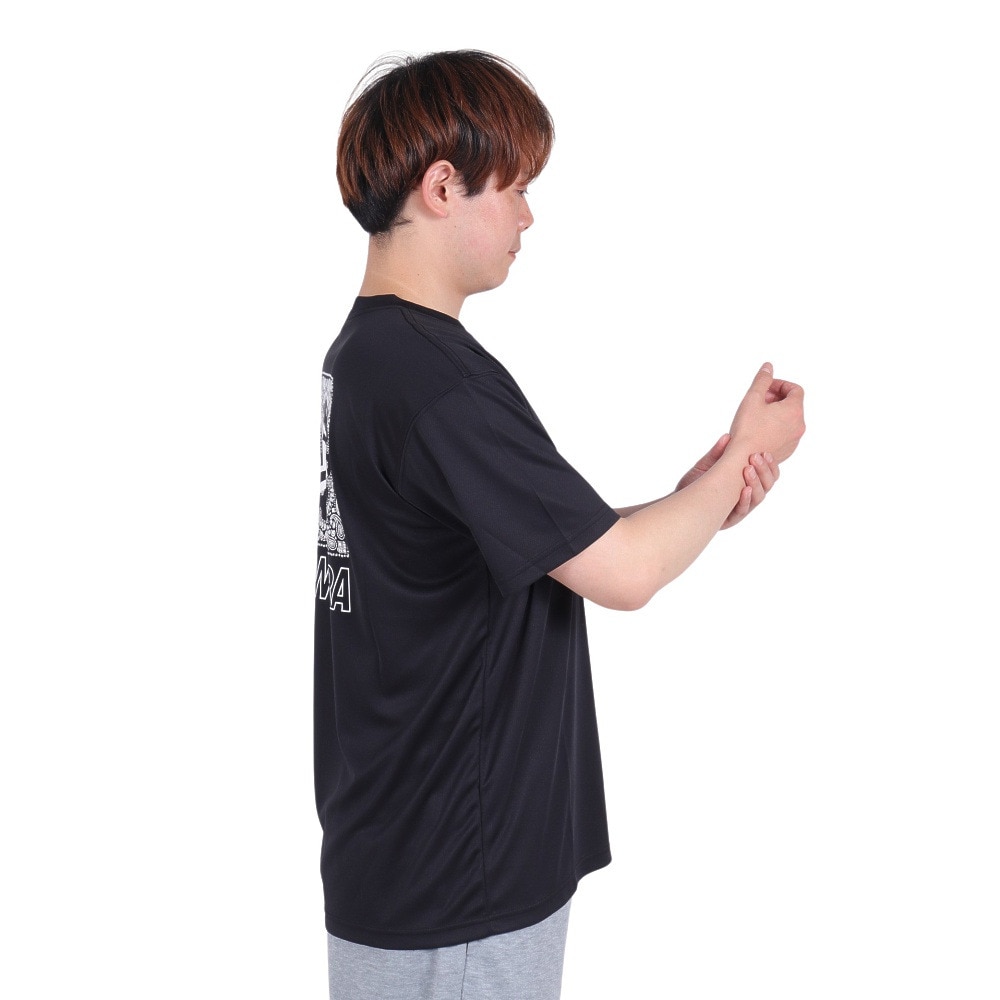 ニューエラ（NEW ERA）（メンズ）半袖 テック Tシャツ リアペイズリーロゴ 14311383