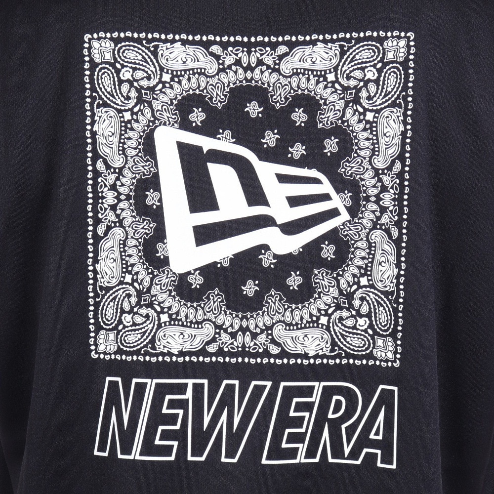 ニューエラ（NEW ERA）（メンズ）半袖 テック Tシャツ リアペイズリーロゴ 14311383