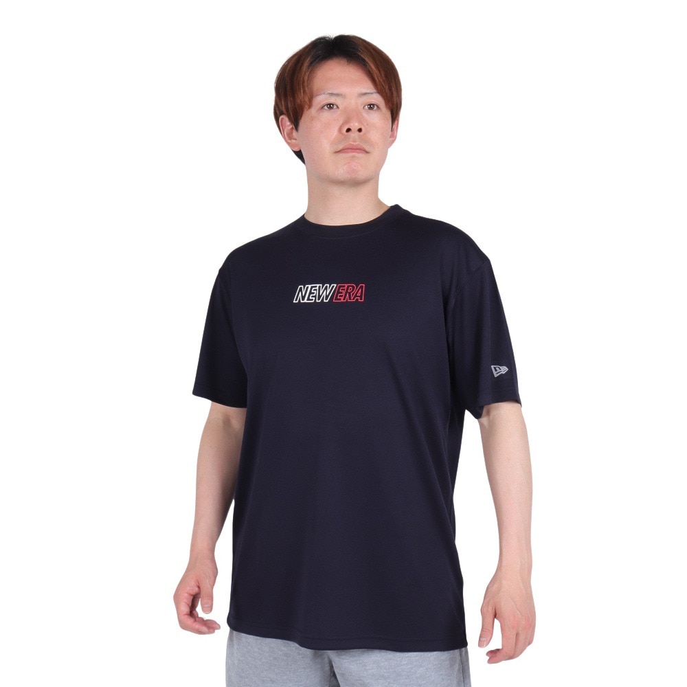 ニューエラ（NEW ERA）（メンズ）半袖 テック Tシャツ リアクラシックロゴ 14311385