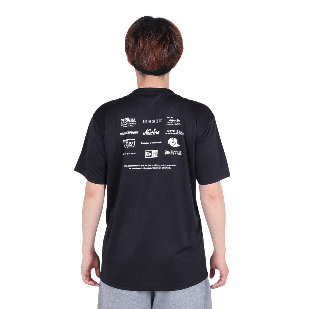 ニューエラ（NEW ERA）（メンズ）半袖 テック Tシャツ リアクラシックロゴ 14311386