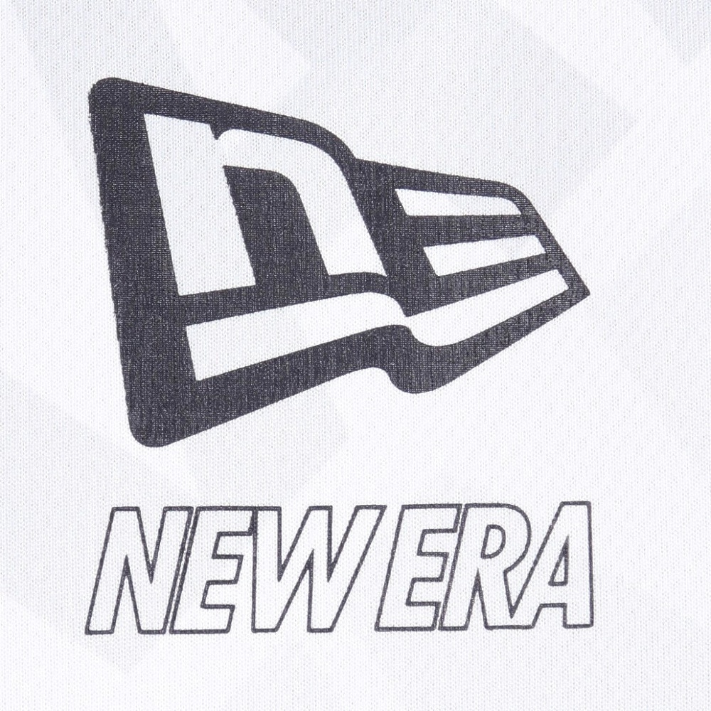 ニューエラ（NEW ERA）（メンズ）半袖 テック Tシャツ オールオーバーロゴ 14311389