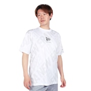 ニューエラ（NEW ERA）（メンズ）半袖 テック Tシャツ オールオーバーロゴ 14311389