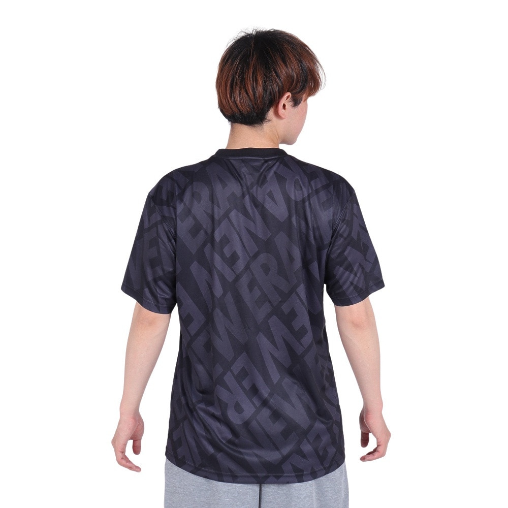 ニューエラ（NEW ERA）（メンズ）半袖 テック Tシャツ オールオーバーロゴ 14311390