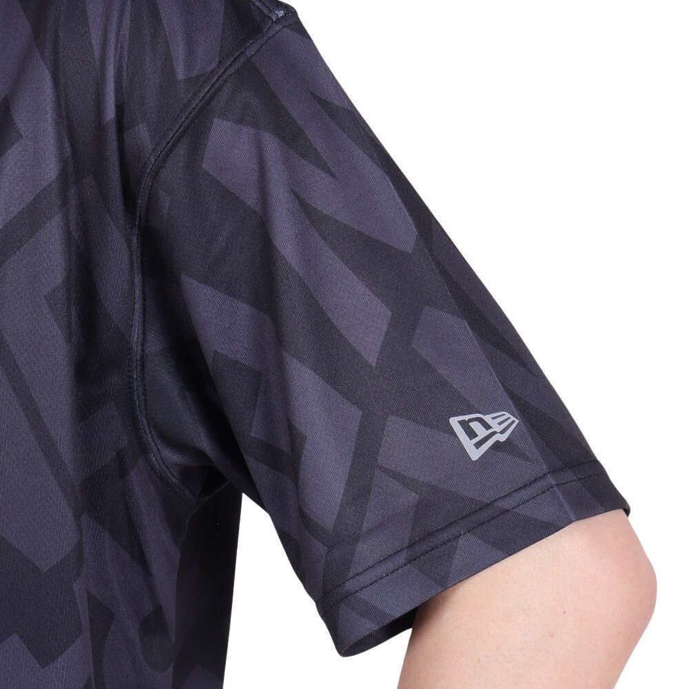 ニューエラ（NEW ERA）（メンズ）半袖 テック Tシャツ オールオーバーロゴ 14311390