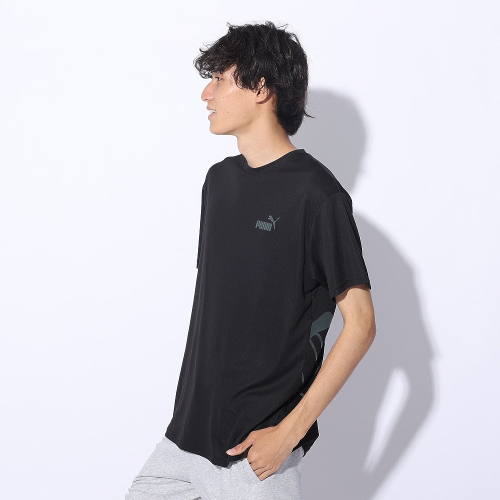 プーマ（PUMA）（メンズ）DRY PLUS POWER Tシャツ 半袖 525673 01 BLK