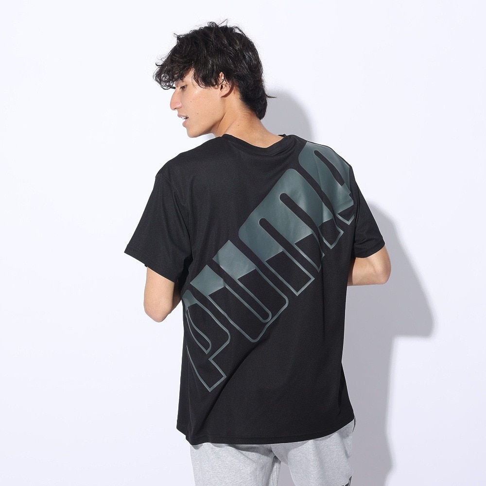 プーマ（PUMA）（メンズ）DRY PLUS POWER Tシャツ 半袖 525673 01 BLK