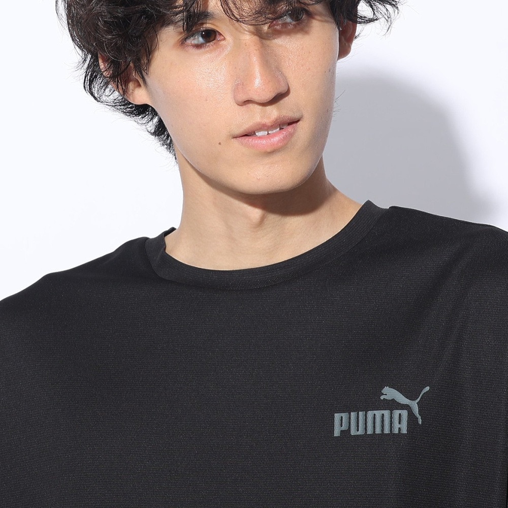 プーマ（PUMA）（メンズ）DRY PLUS POWER Tシャツ 半袖 525673 01 BLK