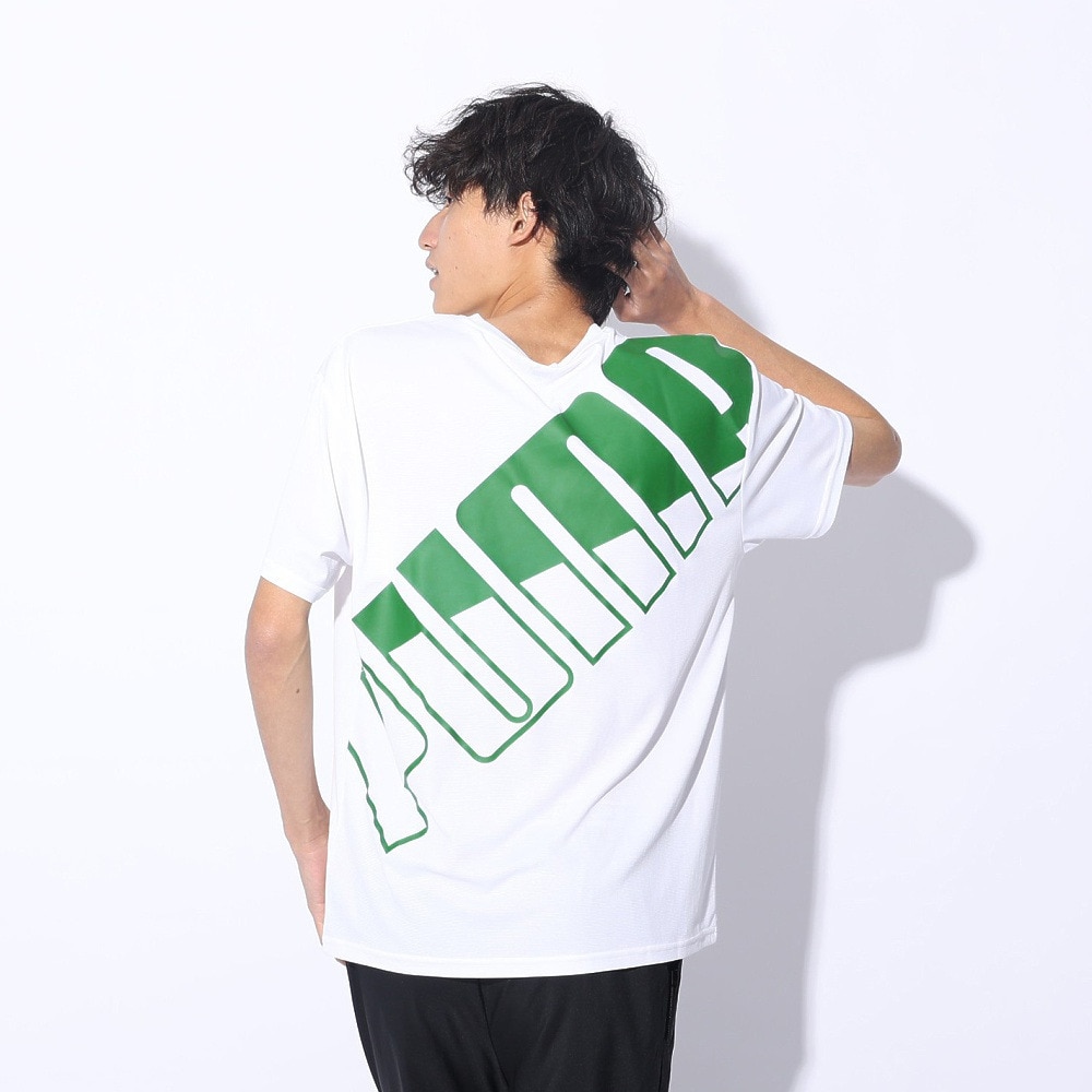 プーマ（PUMA）（メンズ）DRY PLUS POWER Tシャツ 半袖 525673 02 WHT