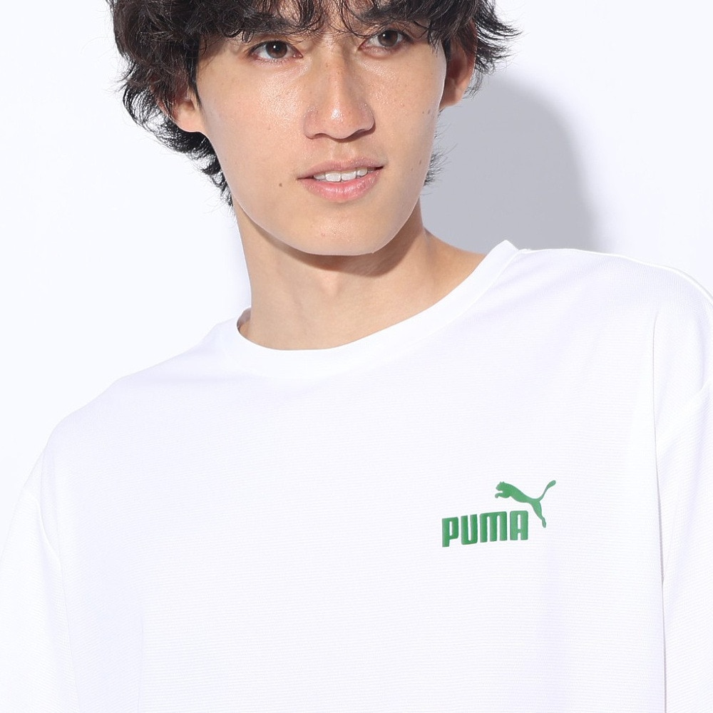 プーマ（PUMA）（メンズ）DRY PLUS POWER Tシャツ 半袖 525673 02 WHT