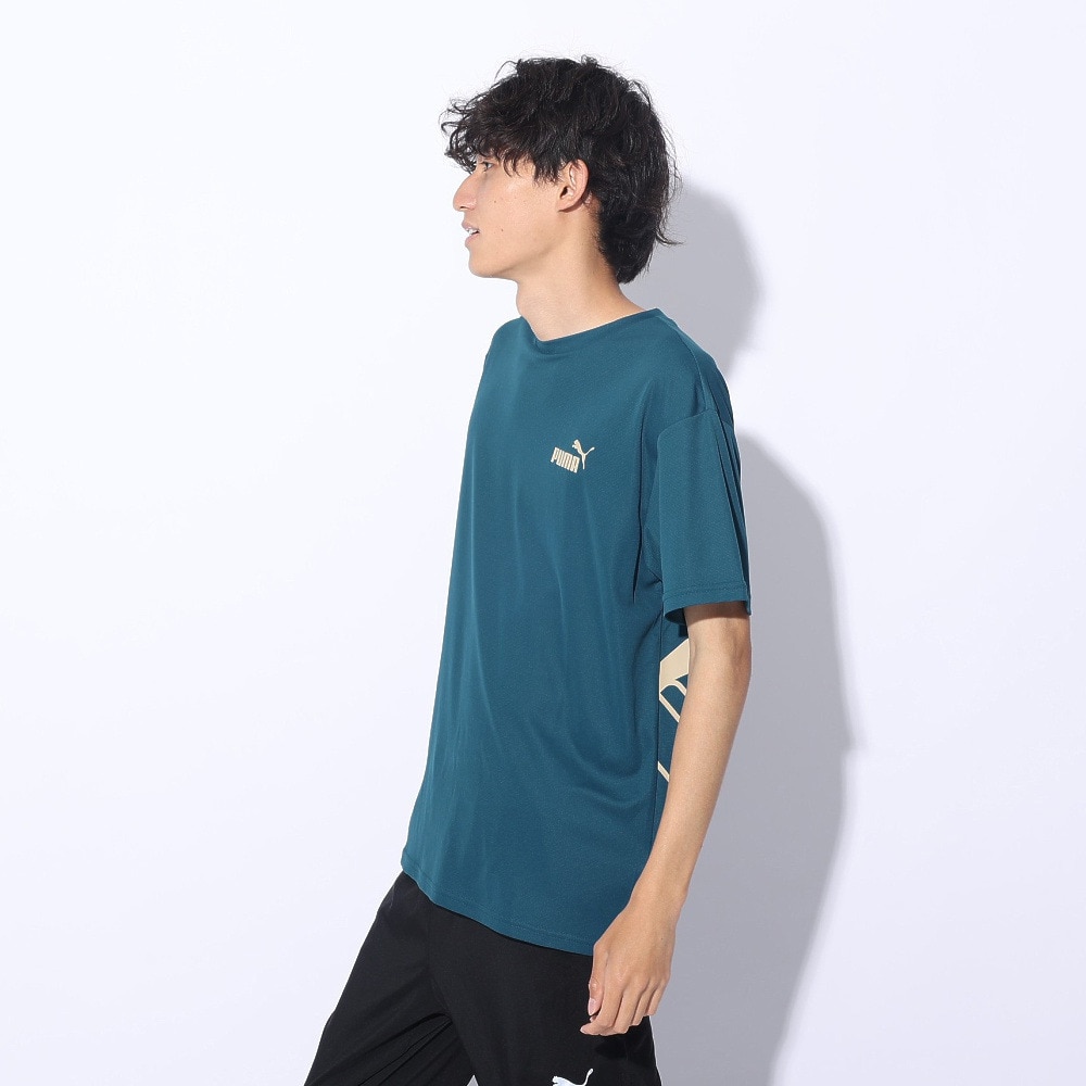 プーマ（PUMA）（メンズ）DRY PLUS POWER Tシャツ 半袖 525673 21 GRN