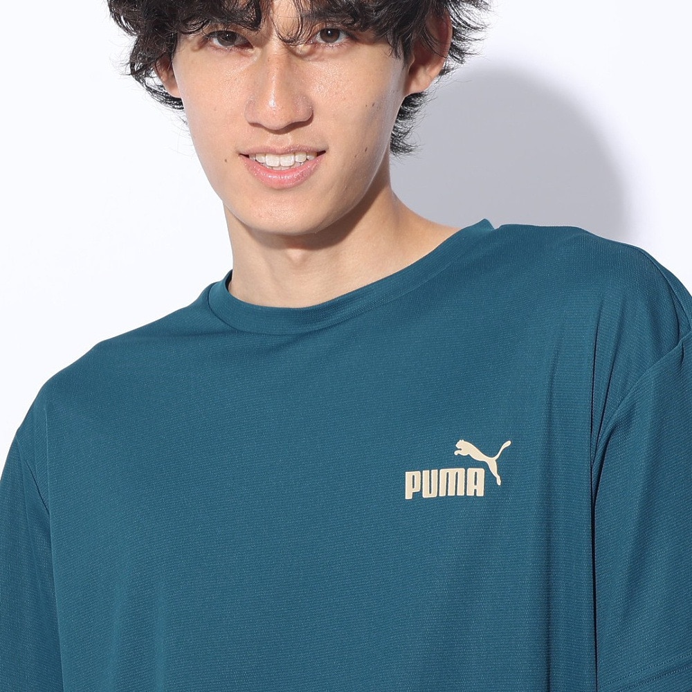 プーマ（PUMA）（メンズ）DRY PLUS POWER Tシャツ 半袖 525673 21 GRN