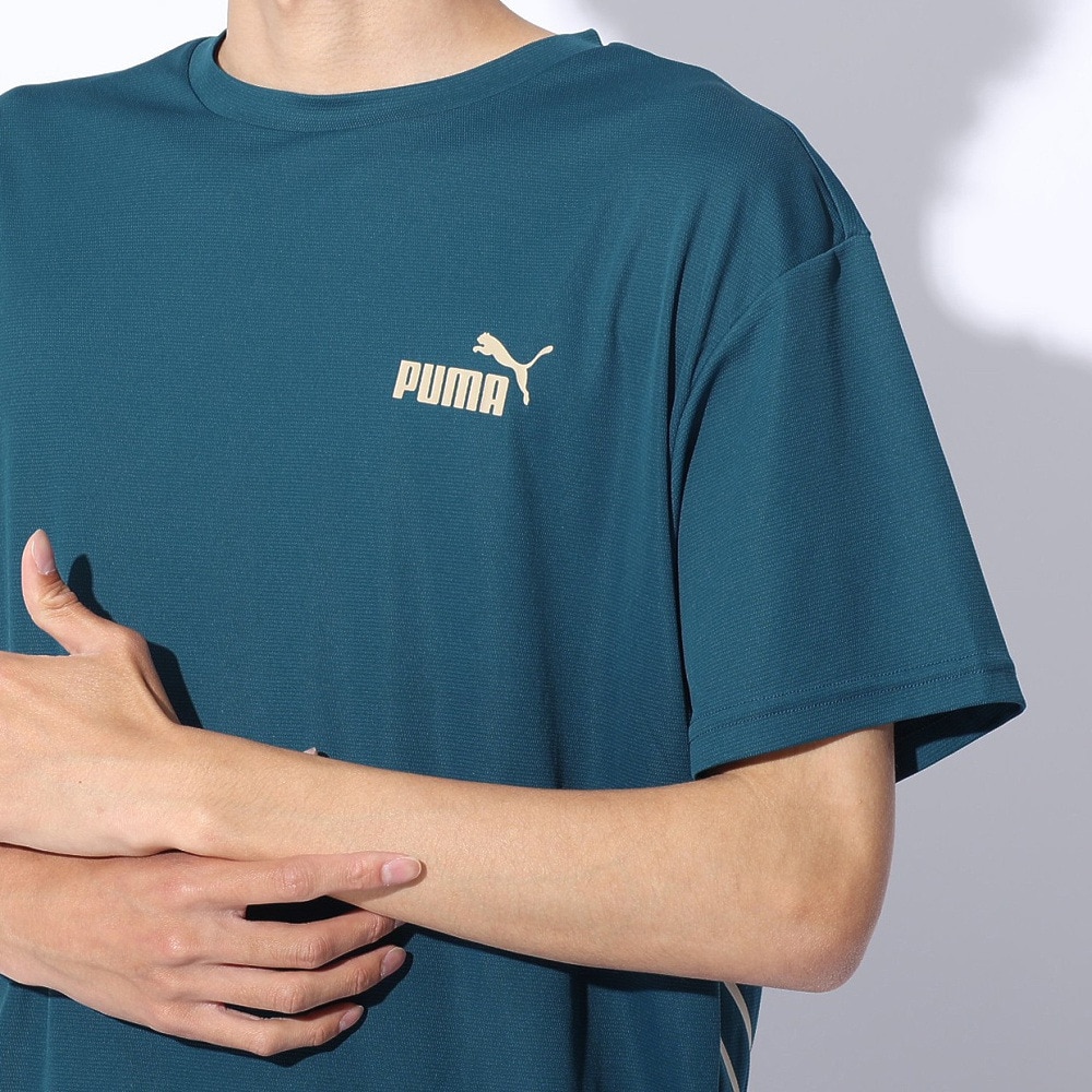 プーマ（PUMA）（メンズ）DRY PLUS POWER Tシャツ 半袖 525673 21 GRN