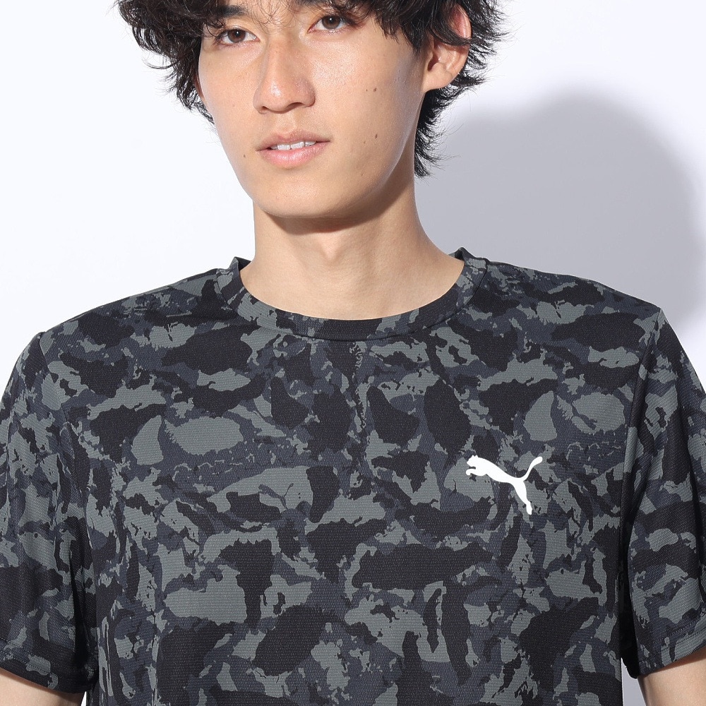 プーマ（PUMA）（メンズ）DRY PLUS AOP Tシャツ 半袖 525674 01 BLK