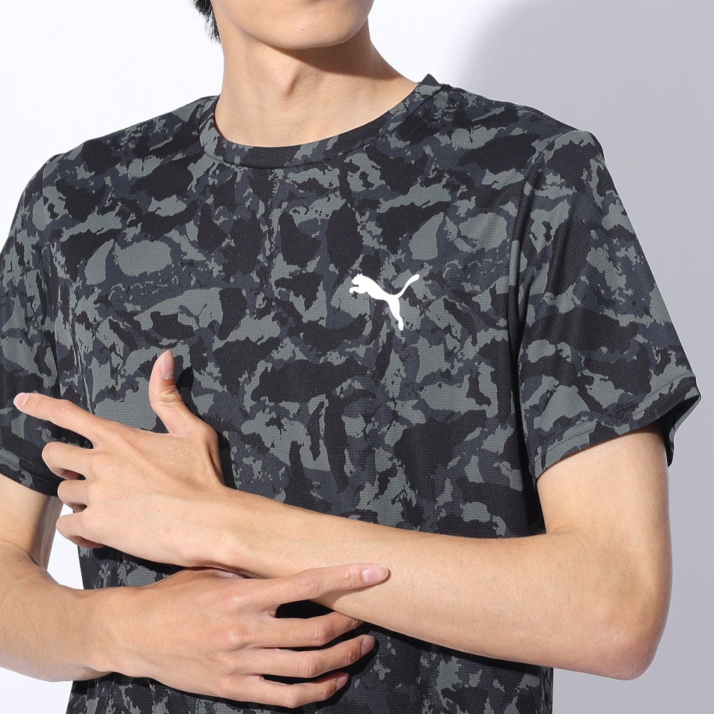 プーマ（PUMA）（メンズ）DRY PLUS AOP Tシャツ 半袖 525674 01 BLK