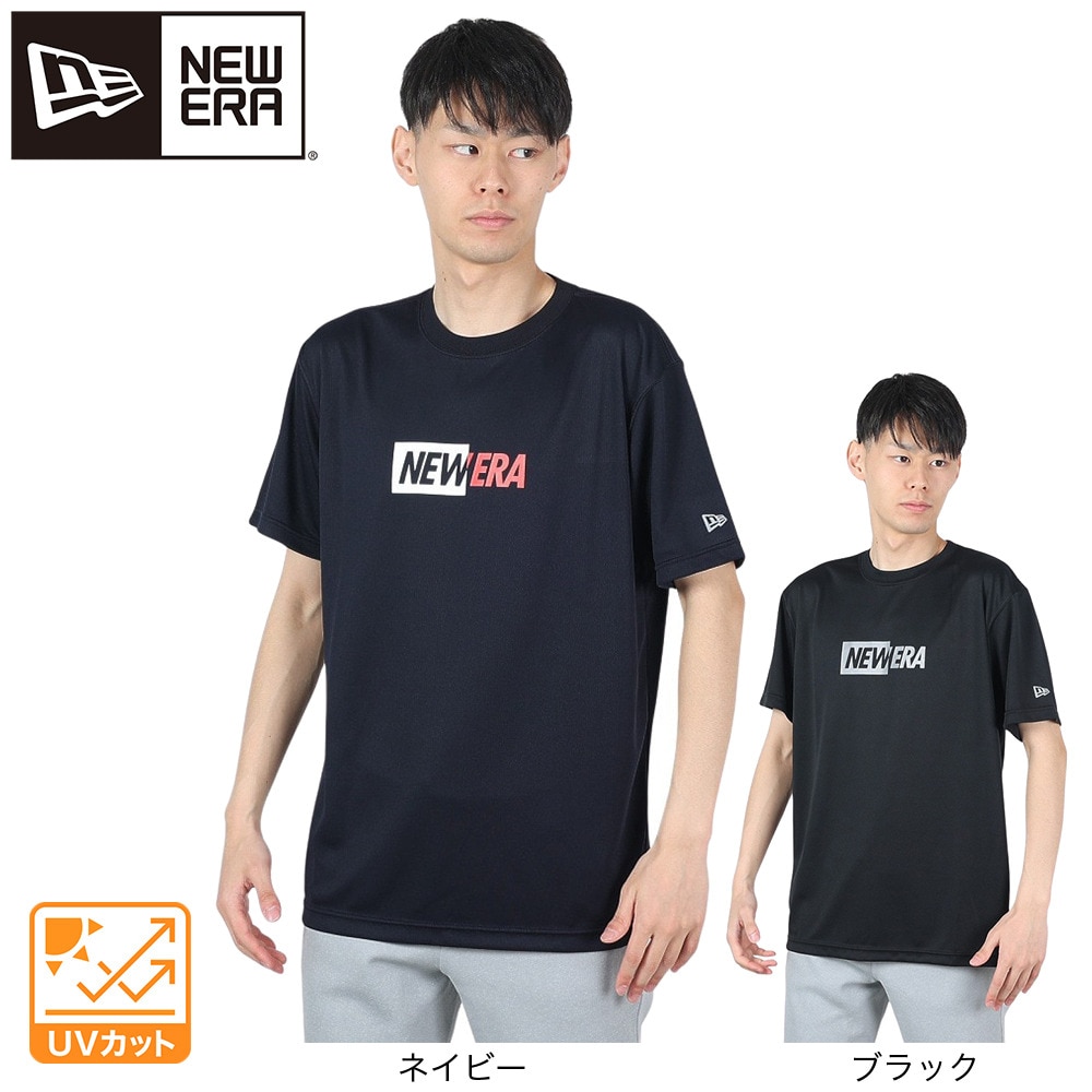 ニューエラ（NEW ERA）（メンズ、レディース）半袖 テックTシャツ Split Logo 14121954