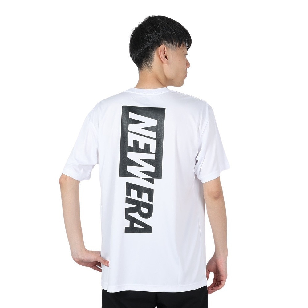 ニューエラ（NEW ERA）（メンズ、レディース）半袖 ラッシュTシャツ Rear Vertical Logo 14121965
