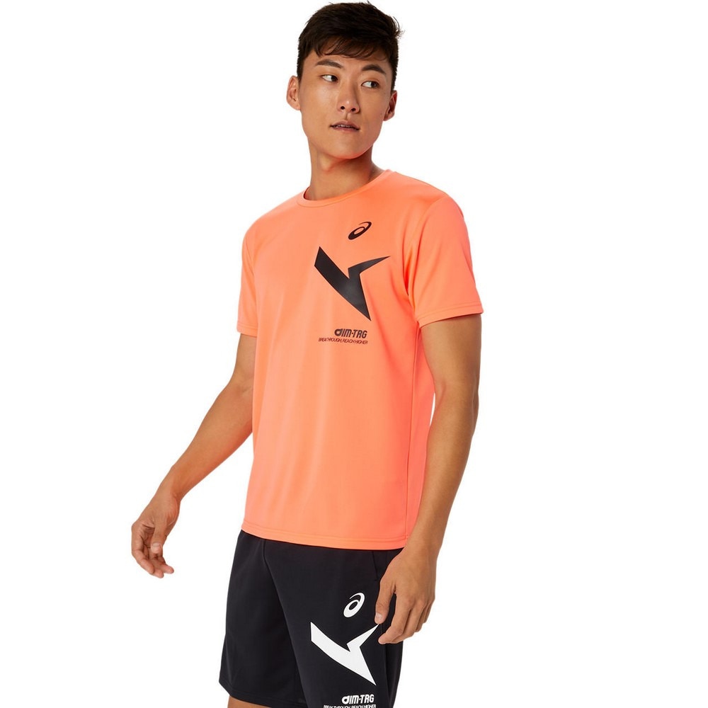 アシックス（ASICS）（メンズ、レディース）A-I-M ドライ半袖シャツ 2031E555.700