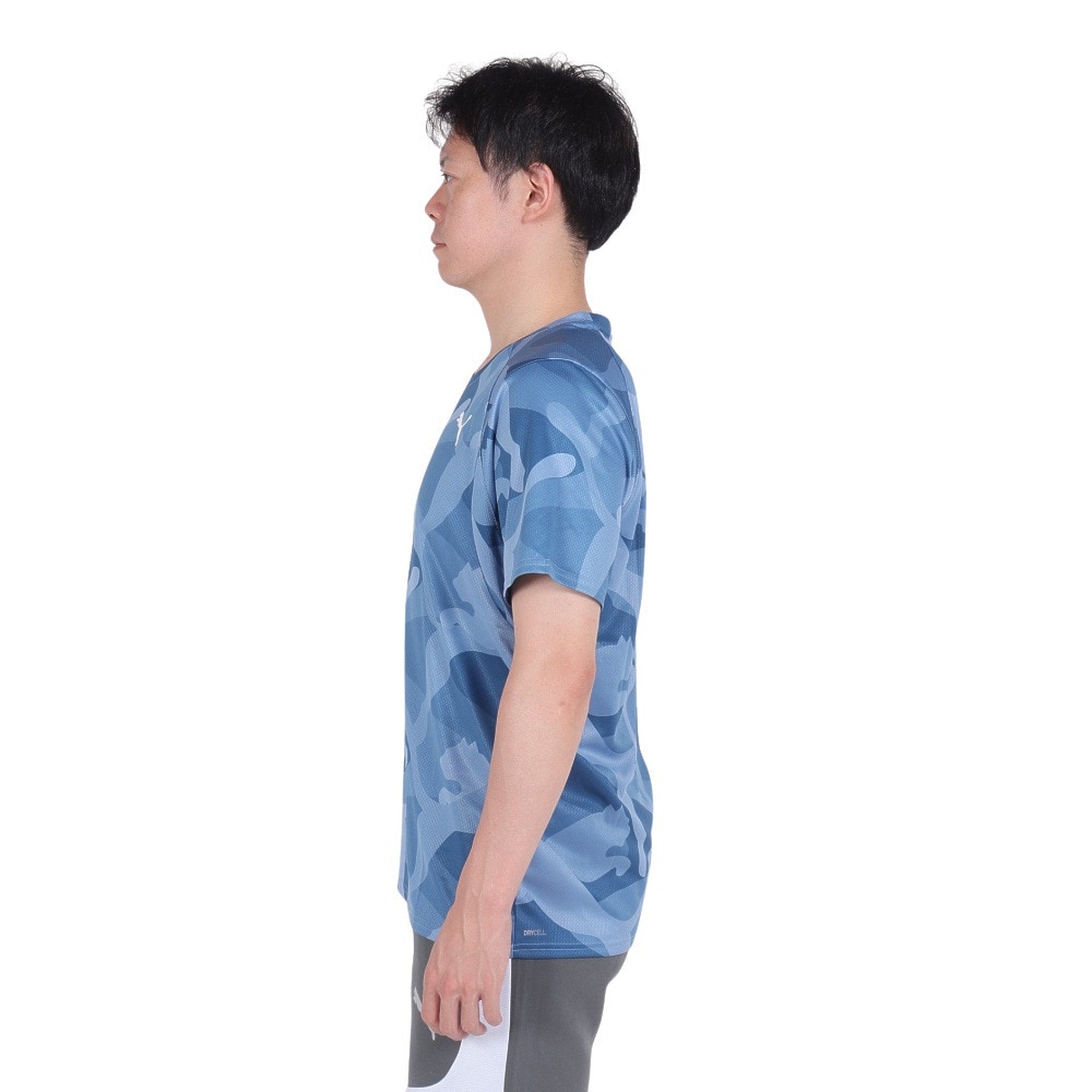 プーマ（PUMA）（メンズ）トレーニング プーマ フィット ウルトラブリース AOP 半袖Tシャツ 525533 20 BLU
