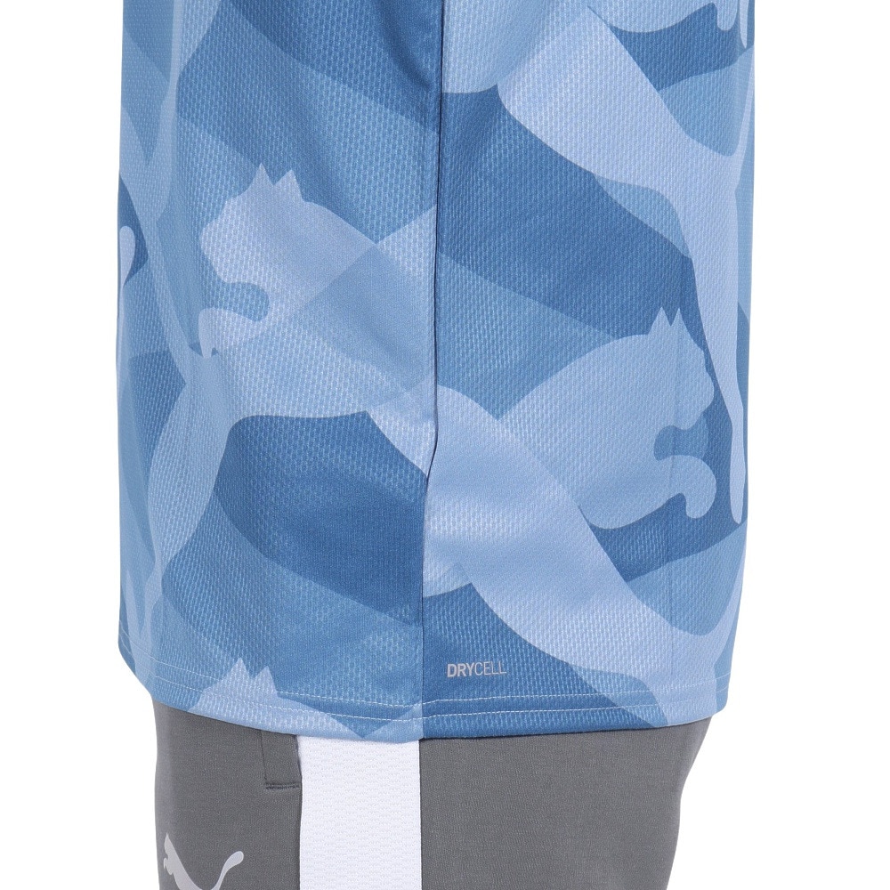 プーマ（PUMA）（メンズ）トレーニング プーマ フィット ウルトラブリース AOP 半袖Tシャツ 525533 20 BLU