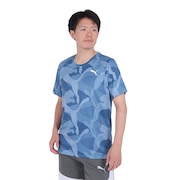 (メンズ)トレーニング プーマ フィット ウルトラブリース AOP 半袖Tシャツ 525533