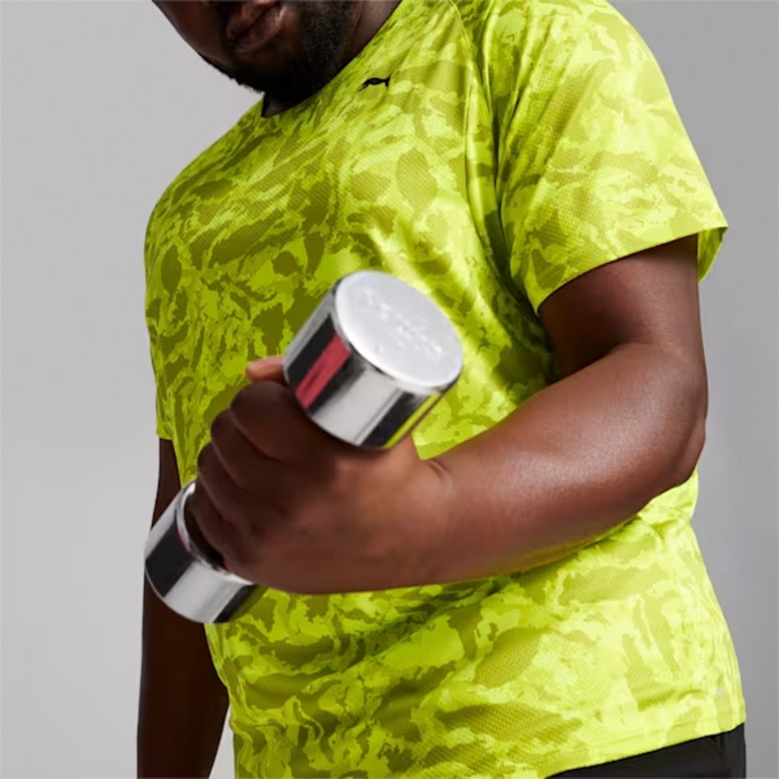 プーマ（PUMA）（メンズ）トレーニング プーマ フィット ウルトラブリース AOP 半袖Tシャツ 525533 39 FGRN
