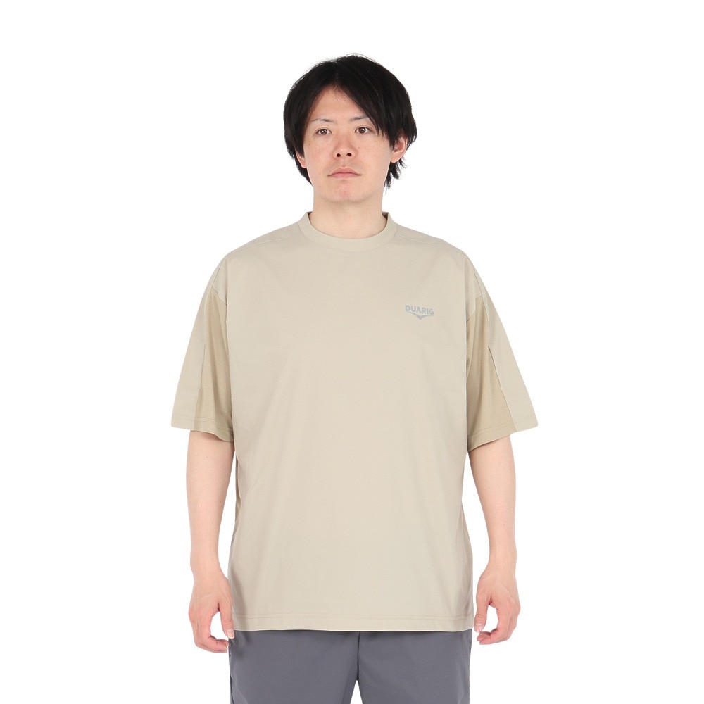 デュアリグ（DUARIG）（メンズ）ドライプラス 15RIP ニット Tシャツ 5S0005-TRCT-863HD BEG