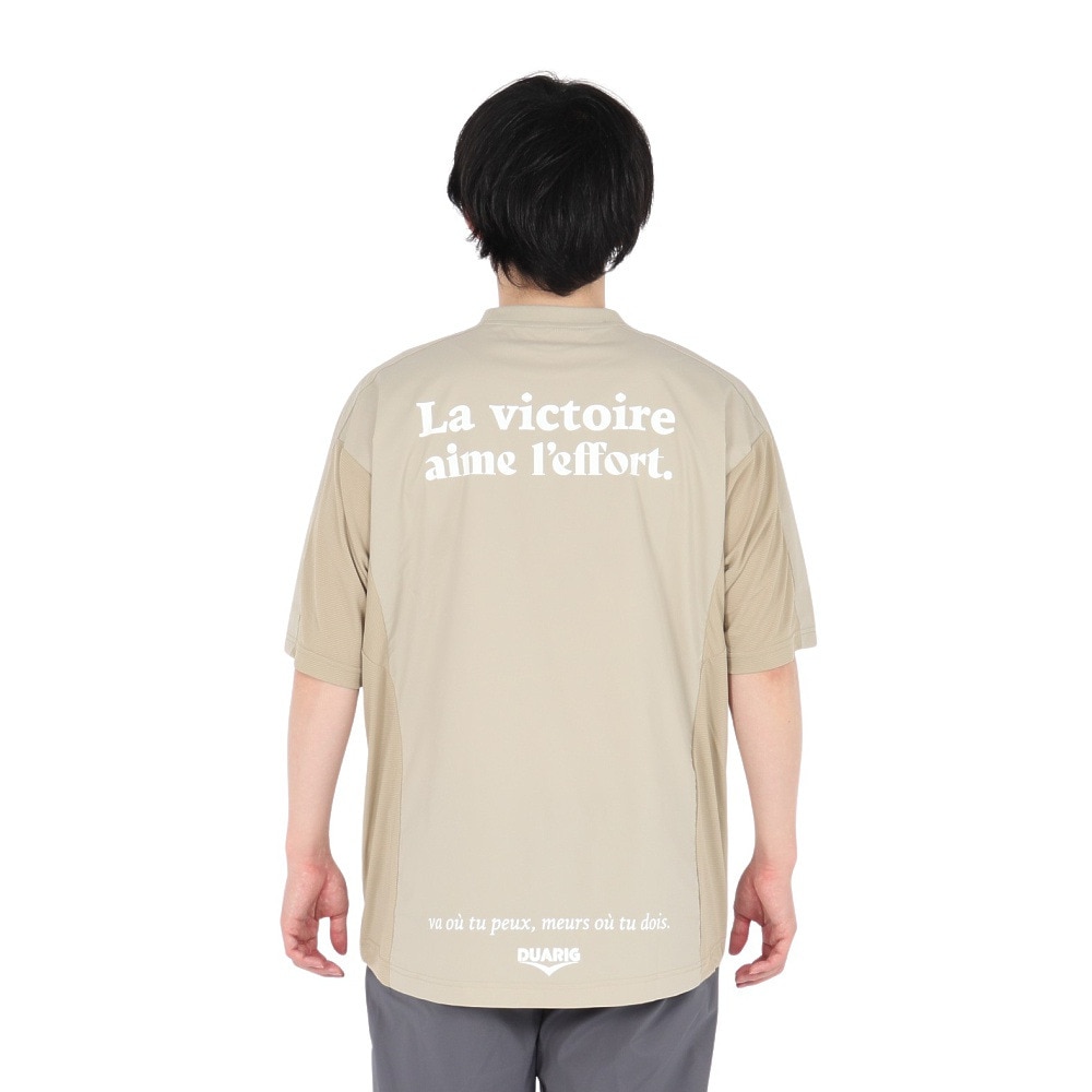 デュアリグ（DUARIG）（メンズ）ドライプラス 15RIP ニット Tシャツ 5S0005-TRCT-863HD BEG